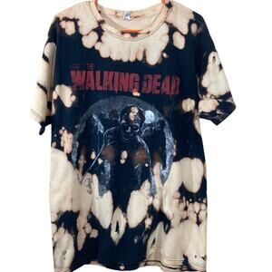 Vintage The Walking Dead 2012 Acid Wash Distressed Graphic T Shirt Sz Large
